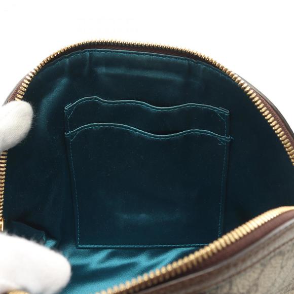 GUCCI Ophidia GG Supreme Shoulder Bag, Coated Canvas, Leather, Women's, Beige... - Picture 6 of 8